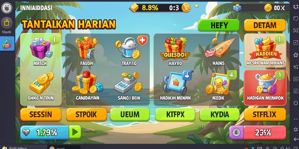 Fitur sosial untuk berinteraksi dengan pemain lain.