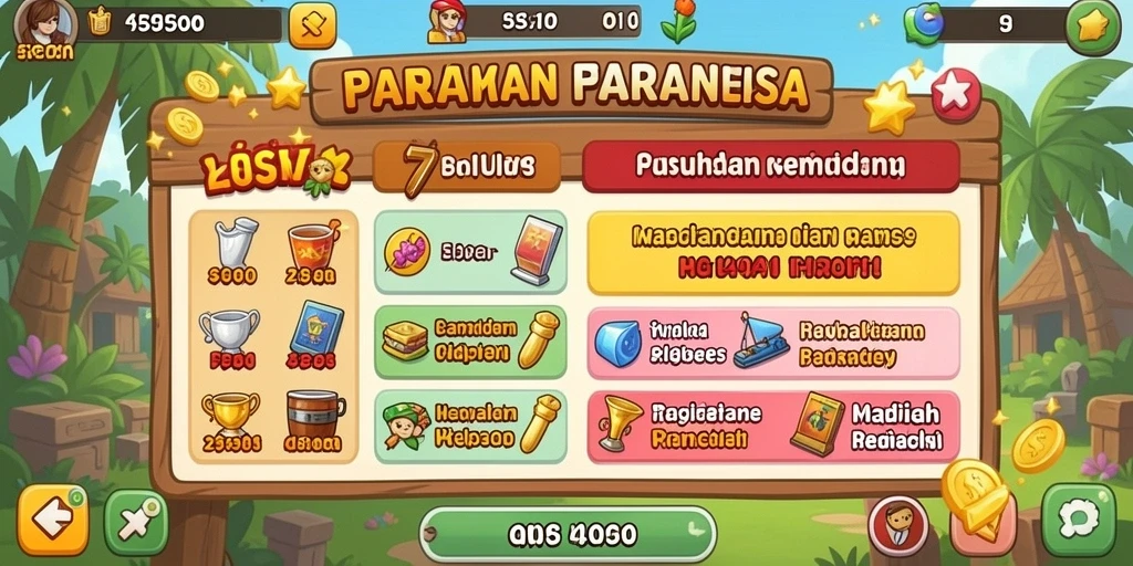 Pengaturan karakter yang dapat disesuaikan sesuai keinginan.