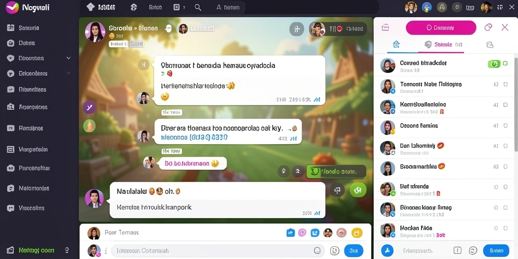 Fitur komunitas yang interaktif dan menyenangkan.