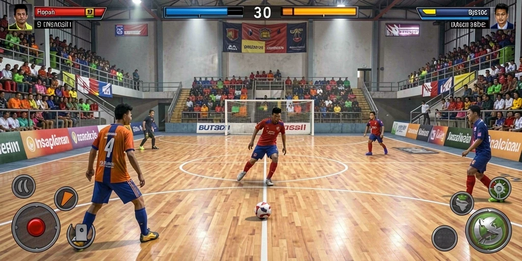 Screenshot memperlihatkan pengguna yang bersenang-senang dalam mode multiplayer.